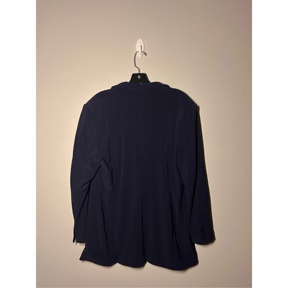 Boston proper navy blue jacket / blazer size 16 C8-10 - Picture 2 of 3